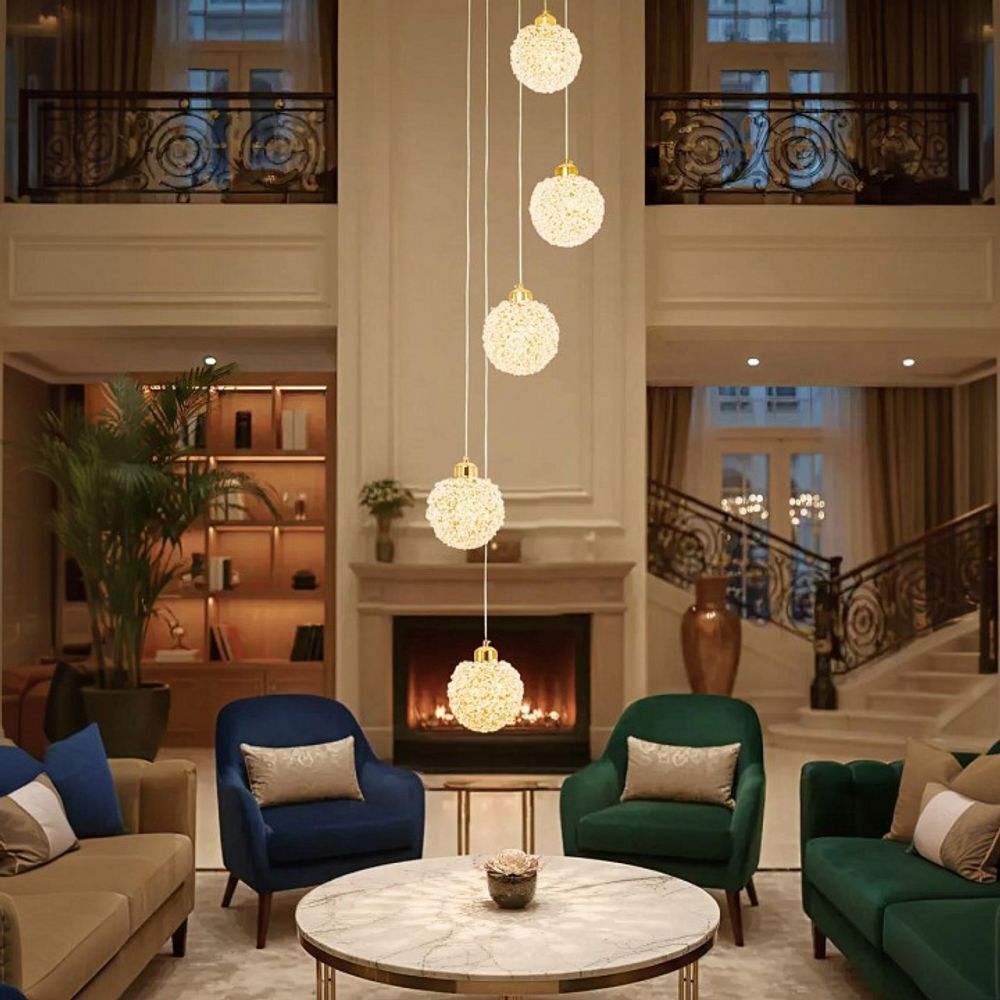 Подвесная люстра Citilux CLOUDY CL323052