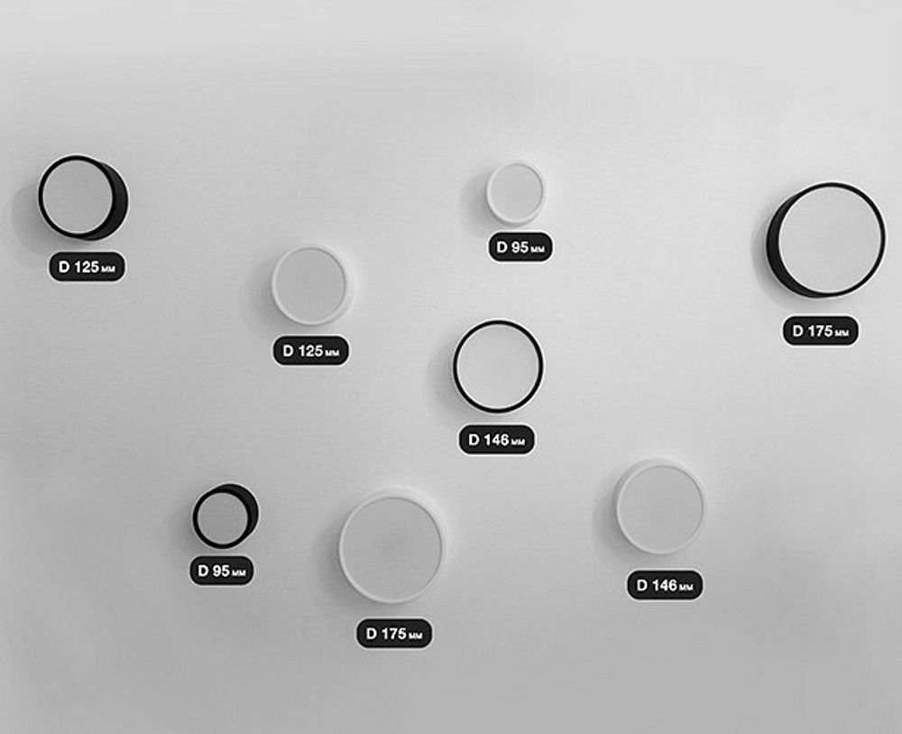 Накладной светильник Italline M04-525-175 M04-525-175 black 4000K