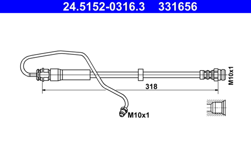ATE - 24515203163-ATE - Brake Hose