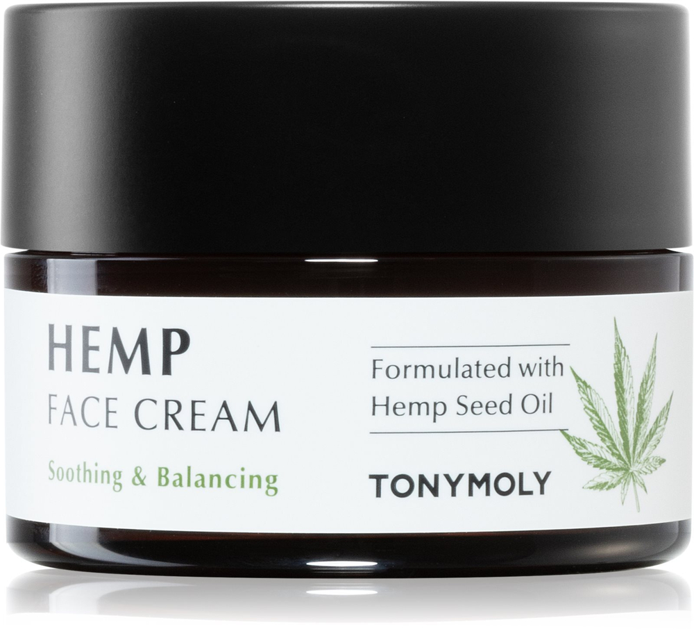 TONYMOLY HEMP - успокаивающий увлажняющий крем с конопляным маслом /   60  ml  / GTIN 8806194054117