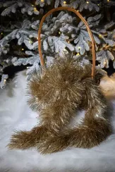 Мишура Праздничная д.150 мм., дл.2 м.,шампань, КАЗ КОМ (Г-239/шампань)