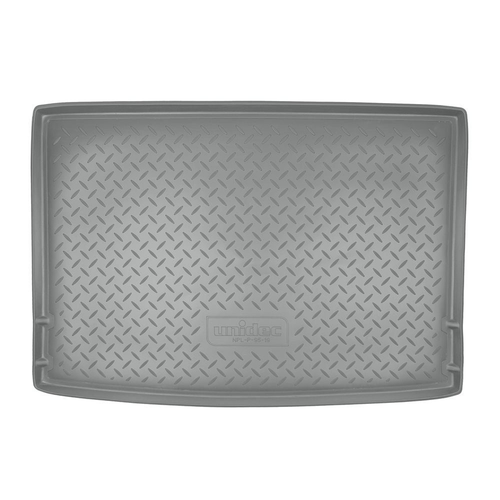 Коврик в багажник Norplast/Unidec для Volkswagen Golf Plus в кузове HB (2009-) Серый, полиуретан, арт.NPL-P-95-19-G