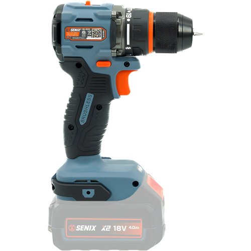 Дрель-шуруповерт аккумуляторная SENIX PDDX2-M4-EU-0,X2, без акб и зу