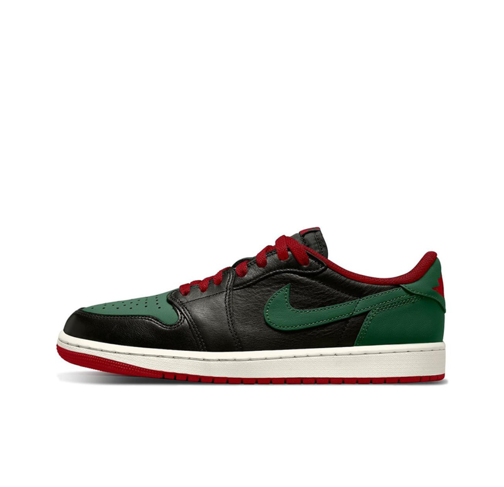 Женские кроссовки Air Jordan 1 Retro Low OG 'Black Gorge Green' CZ0775-036