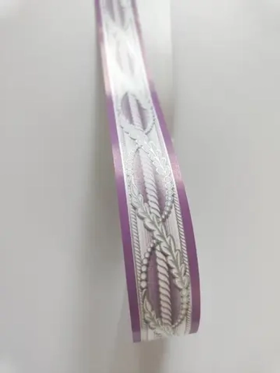 Бордюр для обоев бумажный 2 см окантовка лента фиолетовый