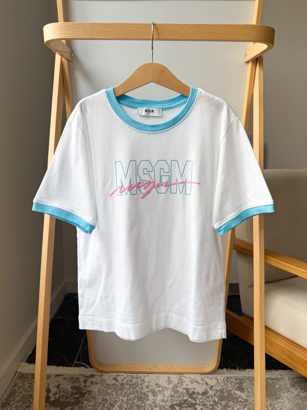 Хлопковая футболка MSGM, 164