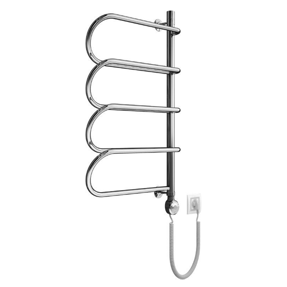 Полотенцесушитель электр. Маргроид 50х50, Хром