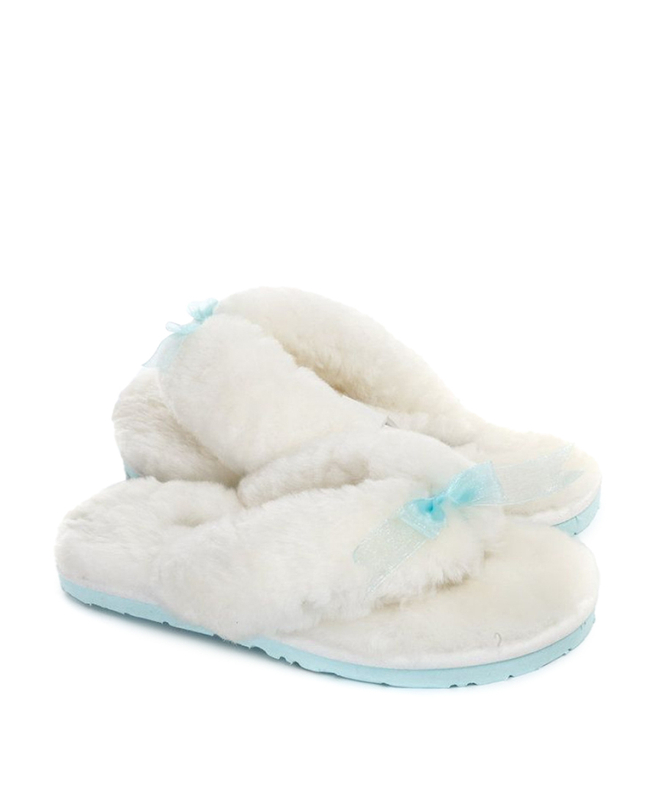 FLUFF FLIP FLOP II-white