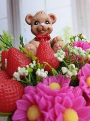 Sabun \ Мыло \ Soap çiçək və meyvə səbəti