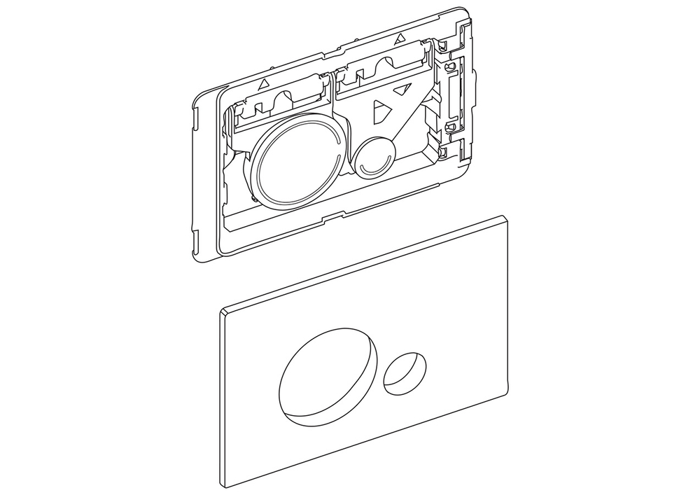 Кнопка смыва BelBagno SFERA CZR/BB-SR-BORO, брашированное золото
