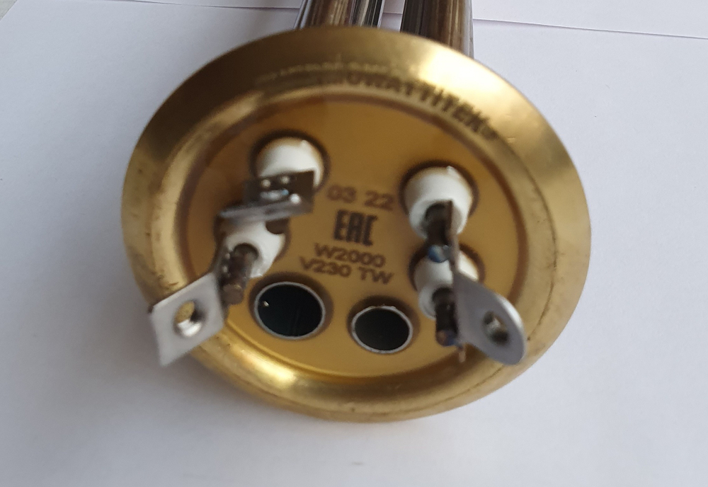 Тэн водонагревателя 2,0 квт, контакты под винт, Термоватт