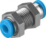 Муфта цанговая для панельного монтажа прямая Festo QSMS-4-100 (комплект 100 шт)