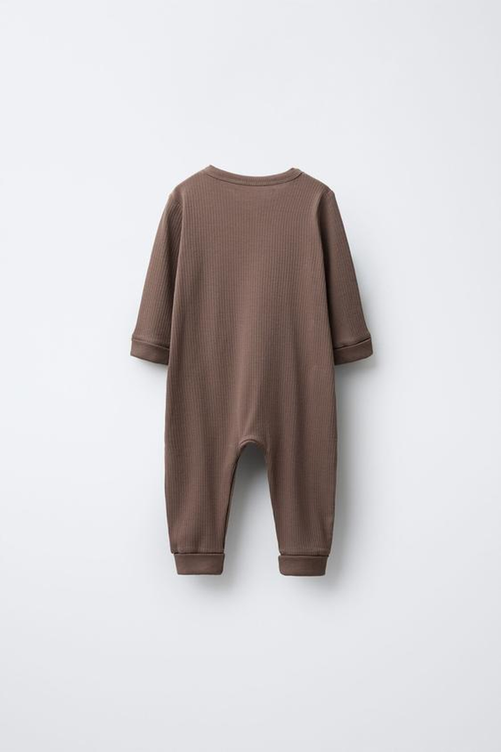 ZARA КОМБИНЕЗОН КИМОНО, КОРИЧНЕВЫЙ