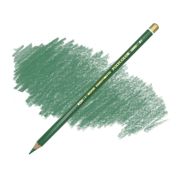 Карандаш художественный цветной POLYCOLOR, цвет 61 зеленый желчный