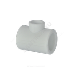 Тройник PP-R переходной белый Дн 110х75х110 внутренняя пайка VALFEX 10107510