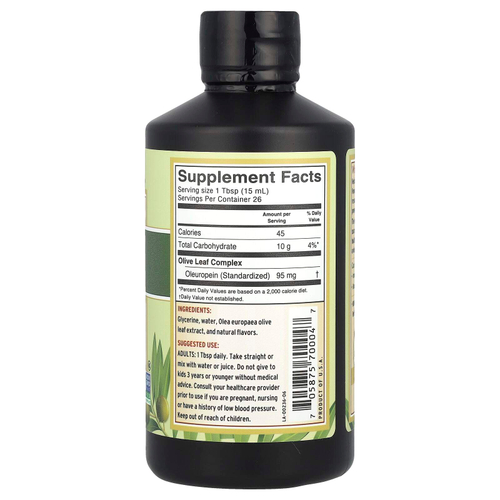 Barlean's, Комплекс из оливковых листьев, натуральный ароматизатор оливковых листьев, 454 г (16 унций)