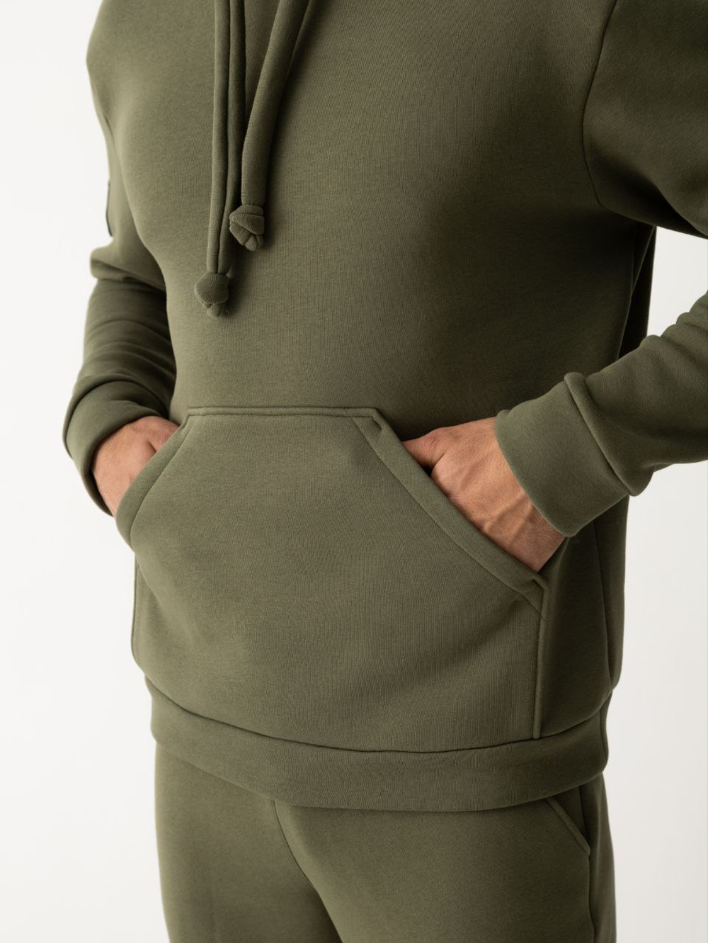 Костюм мужской спортивный теплый. Хаки