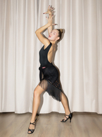 Юбка-платок из гипюра с бахромой