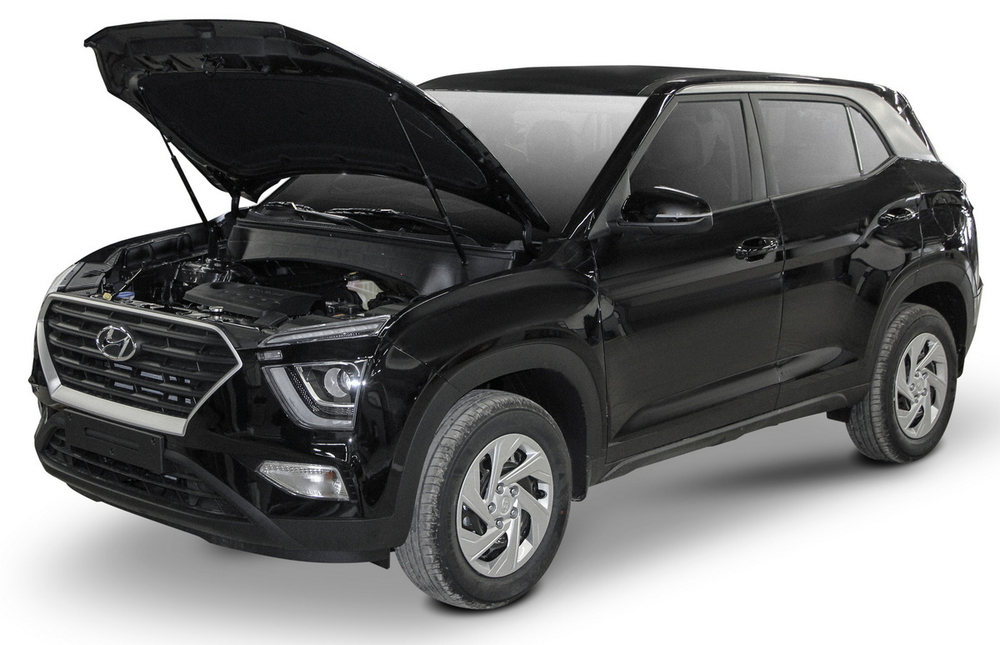 Газовые упоры капота АвтоУпор для Hyundai Creta II 2021-н.в., 2 шт., UHYCRE021
