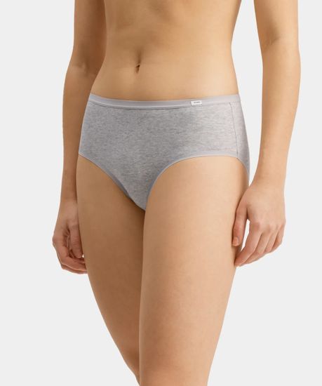 Женские трусы  классика (3шт) Atlantic 3CLP-004, черный + белый + светло-серый меланж