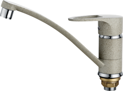 10022-А Смеситель (СВЕТЛО-БЕЖЕВЫ ) для кухни "GANZER"