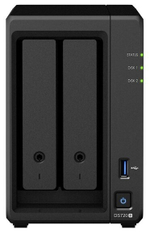 Сетевое хранилище Synology DS720+ черный