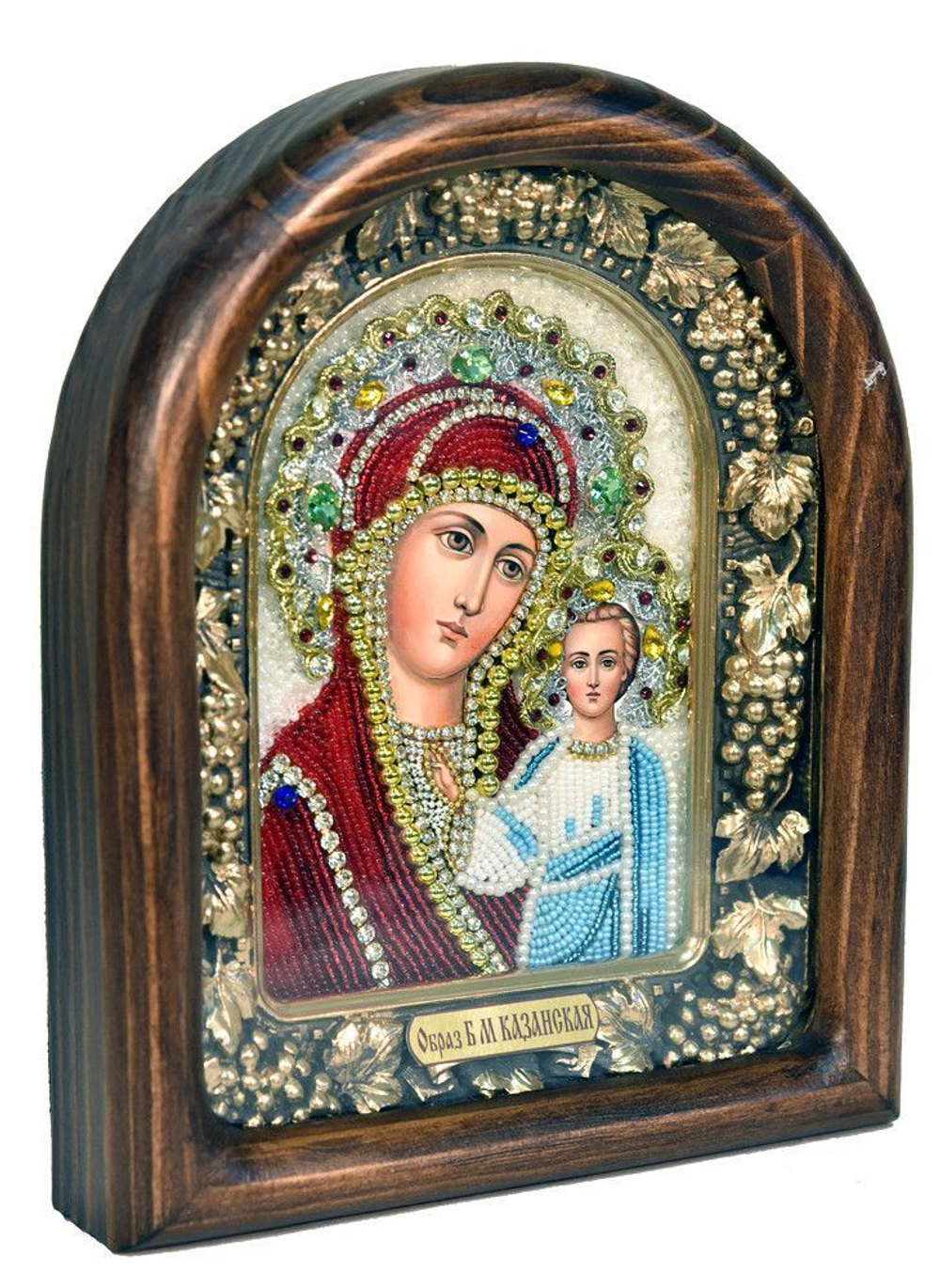 Икона Пресвятая Богородица Казанская бисер