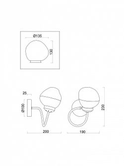 Бра Freya  FR8017WL-01MG