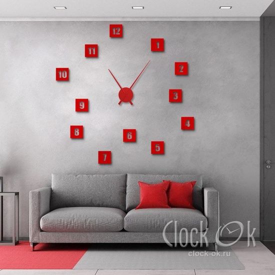 Настенные 3D часы Mix