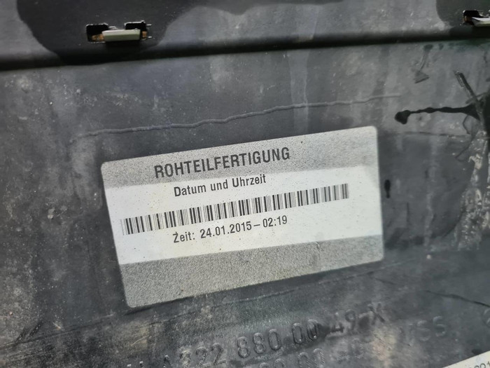 Бампер задний Mercedes S w222 (2013-2017)