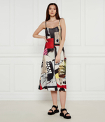 Платье Desigual x M. Christian Lacroix NEWSPAPER Desigual - разноцветная(25SWVK40)