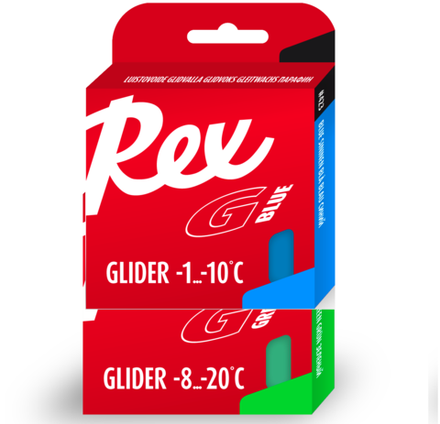 Парафин REX Racing Gliders, (-1-25 C), Blue/Green, 2 * 43g арт. 420