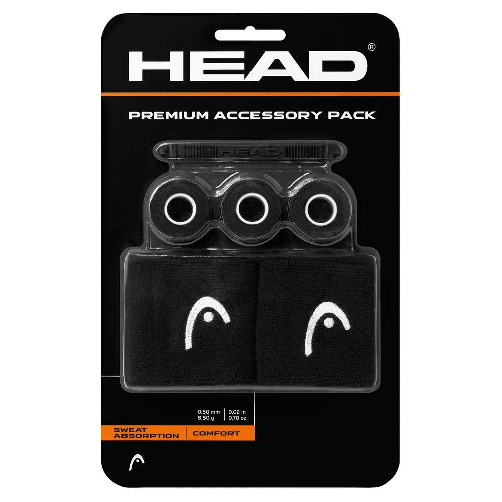 Аксессуары для тенниса Намотка овергрип HEAD PREMIUM ACCESSORY PACK .