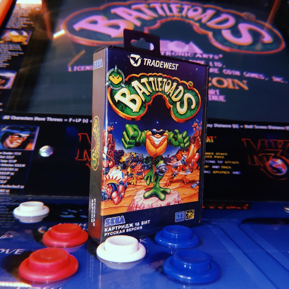 Картридж Battletoads (SEGA, русская версия)