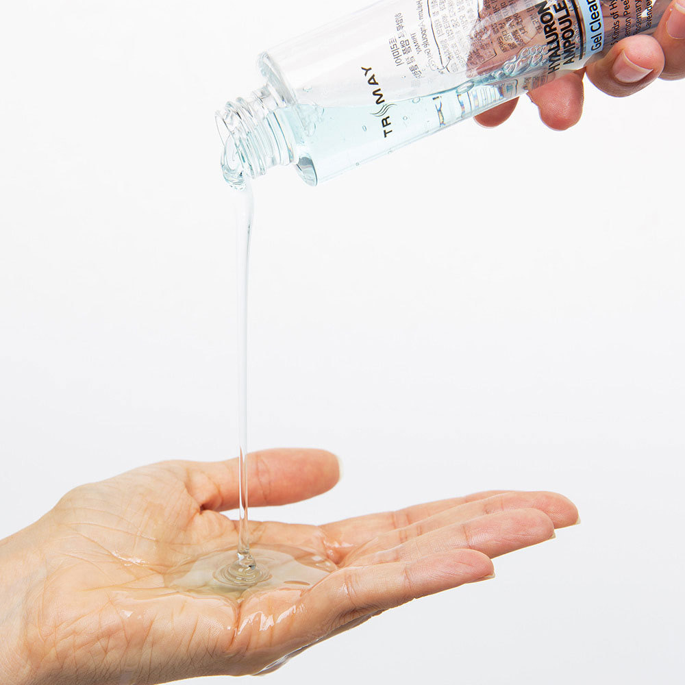 Очищающий гель для умывания с гиалуроновой кислотой Trimay Hyalurone Ampoule Gel Cleanser, 150 мл.