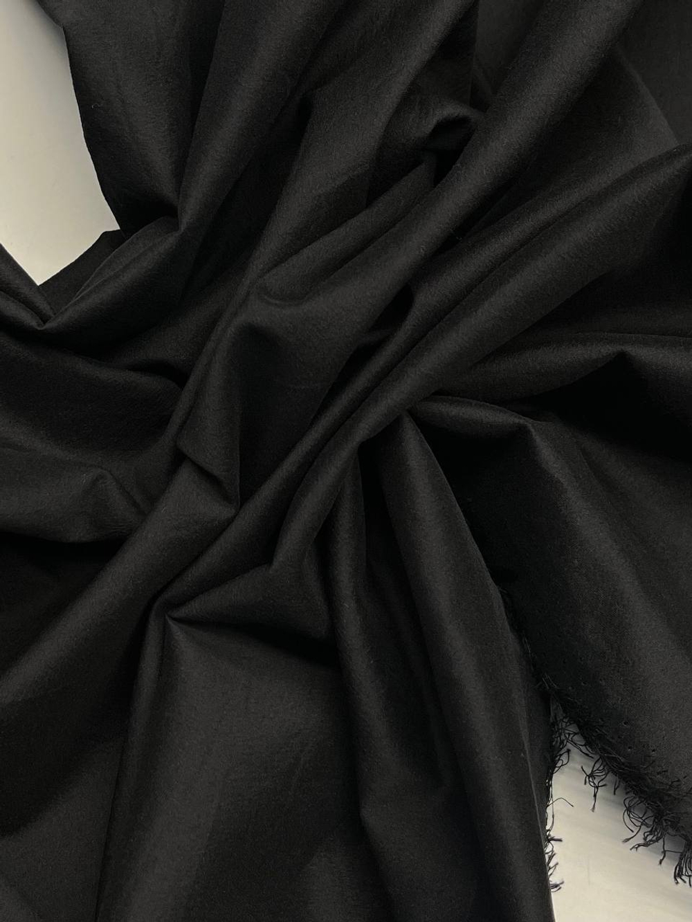 Хлопок с шелком Giorgio Armani черный