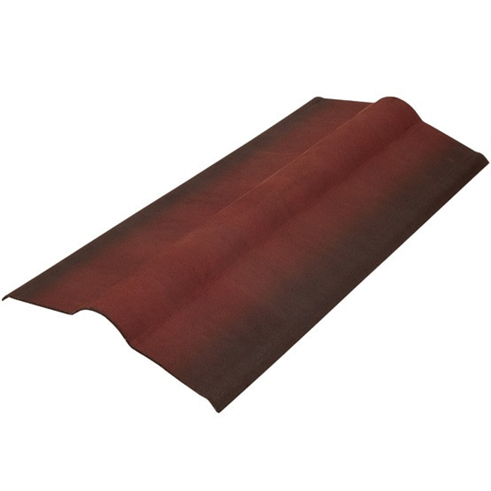 Коньковый элемент Ондулин Черепица красный