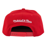 Баскетбольная кепка Mitchell&Ness NBA Team Ground 2.0 Snapback Chicago Bulls Cap Red