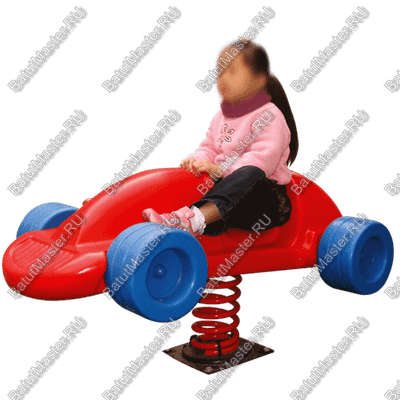 Качалка для детей для игровых комнат, площадок "Гоночная Машина"