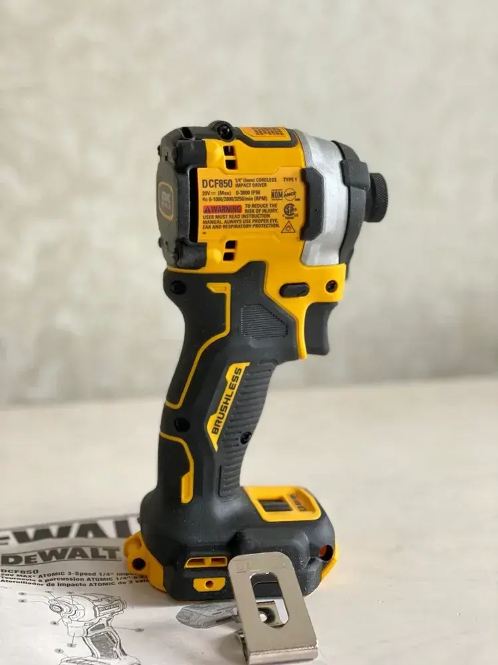 Шуруповерт DeWalt DCF850B (ОРИГИНАЛ), Импакт
