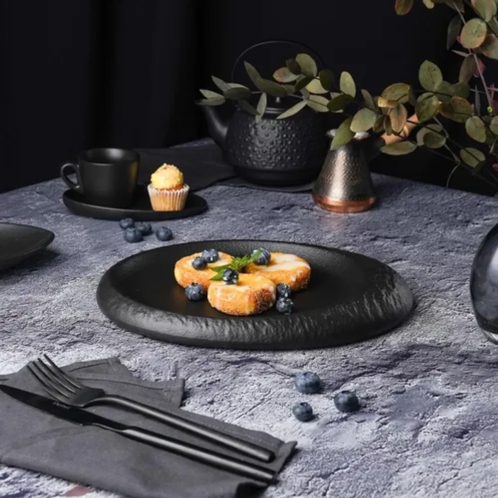 Блюдо овальное 28*21,5 см h3 см Black Raw Stellar P.L. Proff Cuisine [3]
