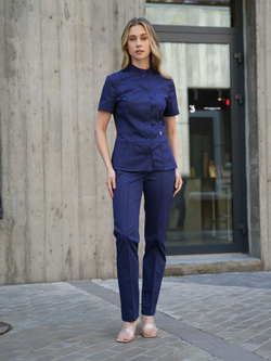 Костюм медицинский женский | Бл-334+Б-110 клеон премиум