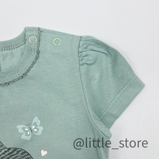 Футболка "Весенняя зелень" хлопковая, холодная мята