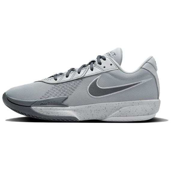 Nike Air ZOOM г.T. Cut Academy Баскетбольные кроссовки Низкие Топ Серый Белый Мужские