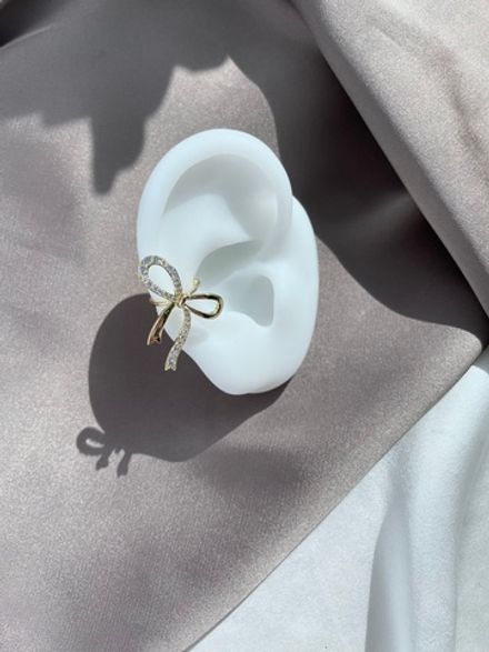 Кафф "Бант" со стразами (уценка)