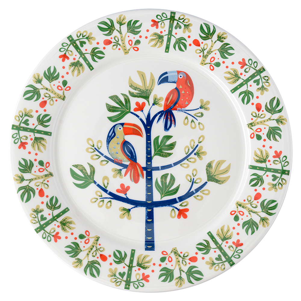 Тарелка toucan из коллекции birds of paradise, D28 см