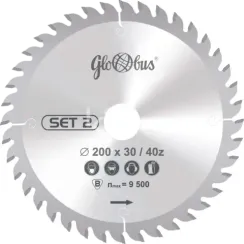 Диск пильный Globus по дереву для УШМ 160х2,7/1,6х30/20/16 мм, Z=36, арт. PS673-0160-0002