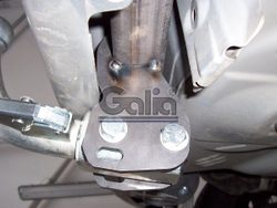Фаркоп оцинкованный Galia T057A для Toyota Yaris 2005-2014(паспорт и сертификат в комплекте)(без электрики)