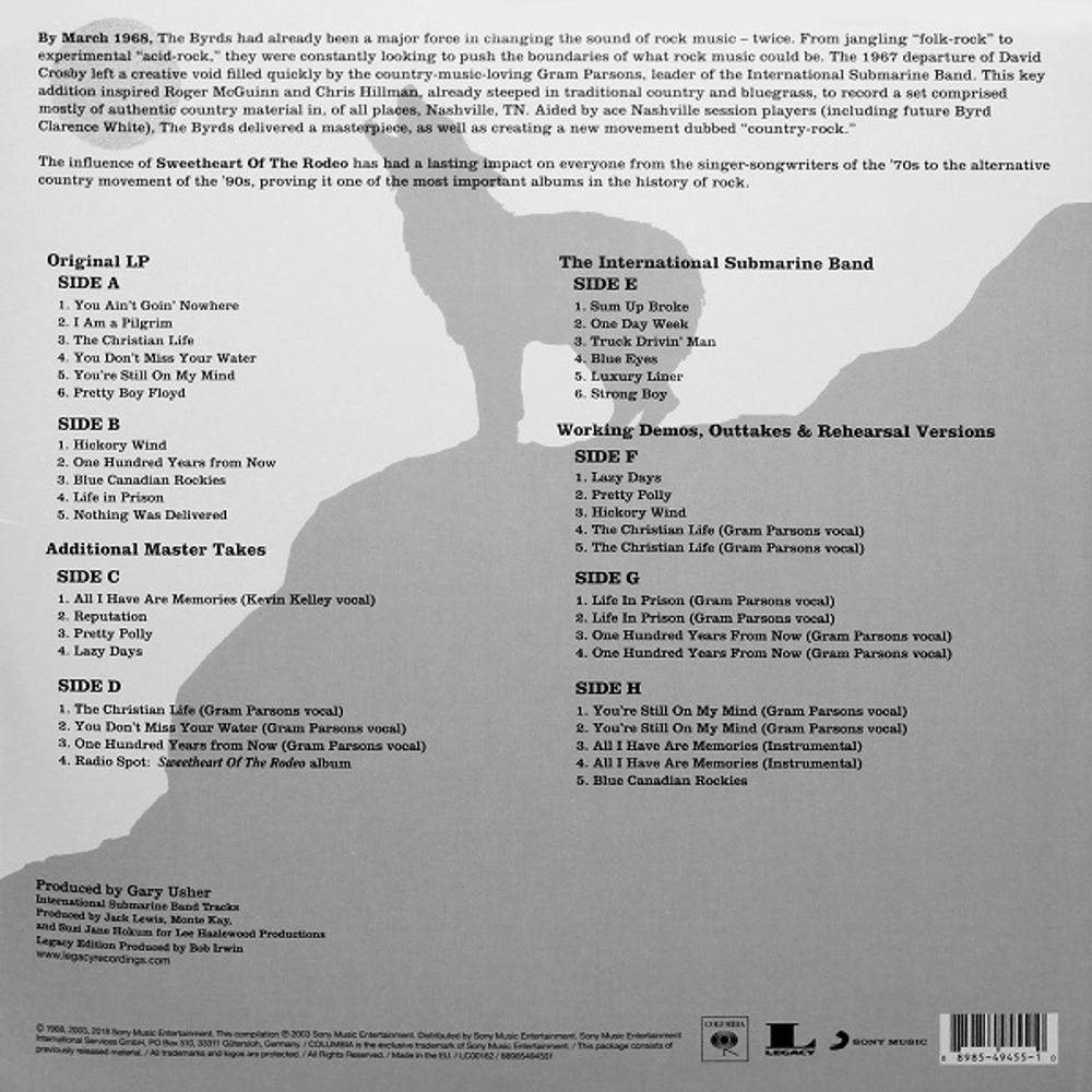 The Byrds / Sweetheart Of The Rodeo (Expanded Edition)(4LP)