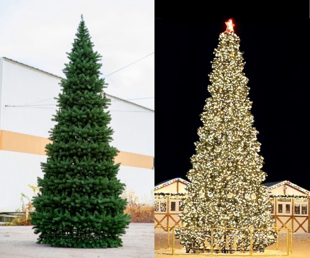 уличная ель светодинамическая (светодиодная)